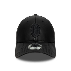 Șapcă New Era 9Forty Faux Leather Ac Milan Reglabilă Neagră