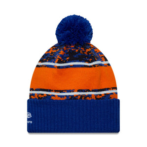 Șapcă New Era Knit Medium Digi Camo Pom Beanie Red Bull F1 Albastră