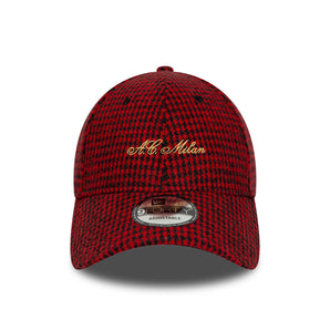 Șapcă New Era 9Forty Houndstooth Ac Milan Reglabilă Neagră