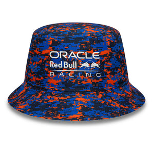 Pălărie New Era Bucket Digi Camo Red Bull F1 Reglabilă Albastră