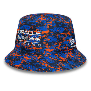Pălărie New Era Bucket Digi Camo Red Bull F1 Reglabilă Albastră