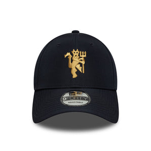 Șapcă New Era 9Forty Gold Navy Manchester United Reglabilă Albastră