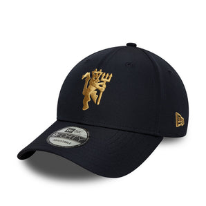 Șapcă New Era 9Forty Gold Navy Manchester United Reglabilă Albastră