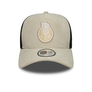 Șapcă New Era 9Forty Trucker Faux Suede Fc Porto Reglabilă Bej