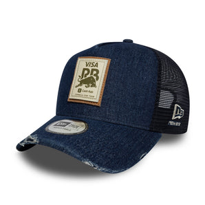 Șapcă New Era 9Forty Denim E-Frame Visa Cash App Rb Reglabilă Neagră