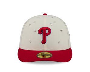 Șapcă New Era 59Fifty Injected Pin Crown Philadelphia Phillies Fixă Roșie