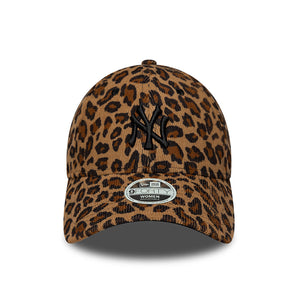 Șapcă New Era 9Forty Women Leopard Cord Ny Yankees Reglabilă Bej