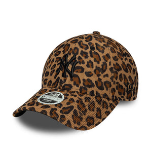 Șapcă New Era 9Forty Women Leopard Cord Ny Yankees Reglabilă Bej