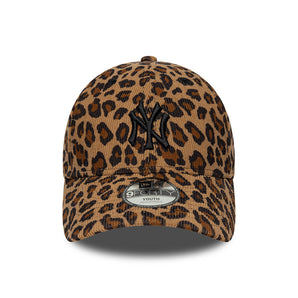 Șapcă New Era 9Forty Copii Leopard Cord Ny Yankees Reglabilă Bej