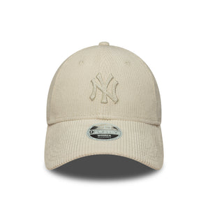 Șapcă New Era 9Forty Women Cord Ny Yankees Reglabilă Bej