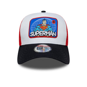 Șapcă New Era 9Forty Youth Dc Comics Patch Superman Reglabilă Albă