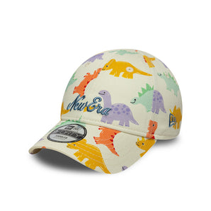 Șapcă New Era 9Forty Toddler Dino All Over Print New Era Reglabilă Bej