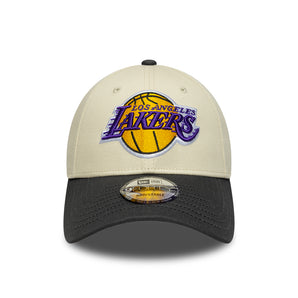 Șapcă New Era 9Forty Nba Colourblock La Lakers Reglabilă Bej