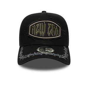Șapcă New Era 9Forty Distressed Patch E-Frame New Era Reglabilă Neagră