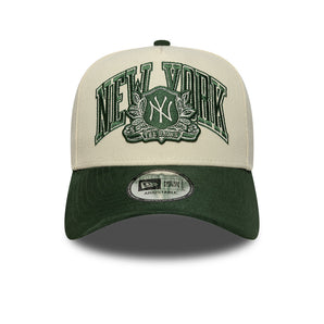 Șapcă New Era 9Forty A-Frame Wordmark Suede E-Frame Ny Yankees Reglabilă Bej