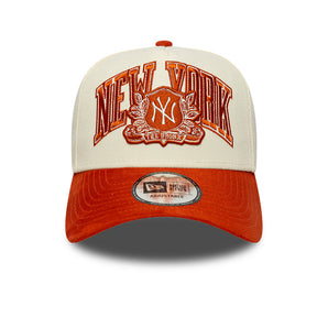 Șapcă New Era 9Forty A-Frame Wordmark Suede E-Frame Ny Yankees Reglabilă Bej