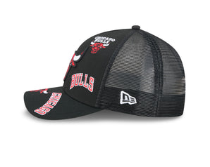 Șapcă New Era 9Forty M-Crown All Over Print Chicago Bulls Reglabilă Neagră