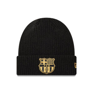 Șapcă New Era Knit Medium Ribbed Cuff Beanie Fc Barcelona Neagră