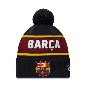 Șapcă New Era Knit Medium Sport Cuff Beanie Fc Barcelona Albastră