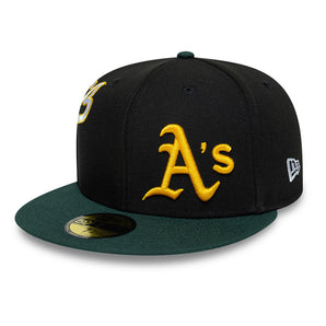Șapcă New Era 59Fifty Mlb Multi Logo Oakland Athletics Fixă Neagră