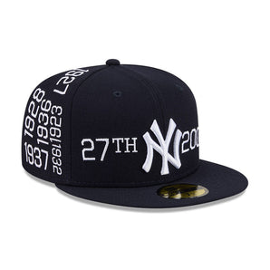 Șapcă New Era 59Fifty Side Logo Ny Yankees Fixă Albastră