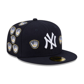 Șapcă New Era 59Fifty Side Logo World Cup Ny Yankees Fixă Albastră