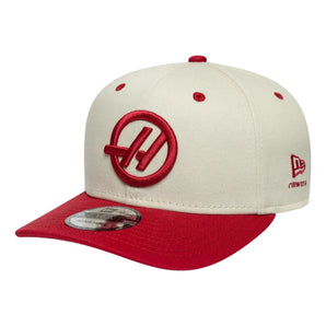 Șapcă New Era 9SEVENTY Stretch Snap Haas Formula 1 Reglabilă Bej