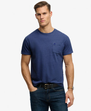 Tricou Superdry Cotton Classic Linen Pocket