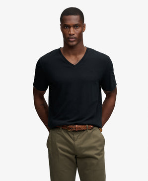 Tricou Superdry Classic Cotton Linen V Neck