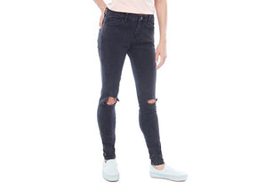 Pantaloni Destroy Skinny Raven Negru
