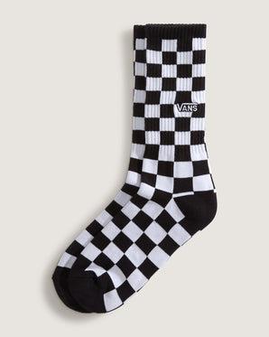 Șosete Vans Checkerboard Crew Negre