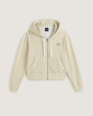 Bluză Vans Pierce Shrunken Full Zip Albă