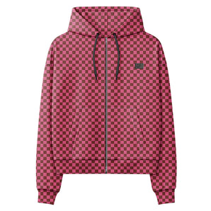 Bluză Vans Pierce Shrunken Full Zip Roz