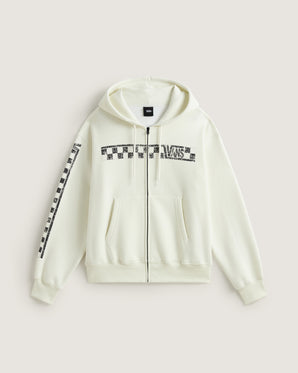 Bluză Vans Racing Full Zip Albă