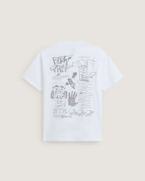 Tricou Vans Dirt Trip Short Sleeve Alb