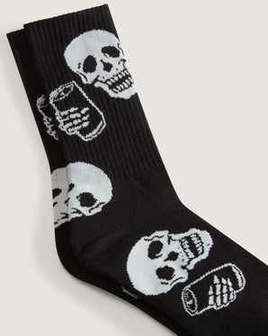 Șosete Vans Verne Crew Negre