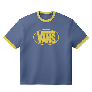 Tricou Vans Center Chest Ringer Short Sleeve Albastru