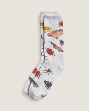 Șosete Vans Crew 2-Pack Albe