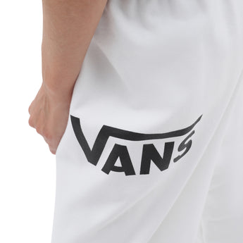 pantaloni albi - detaliu logo