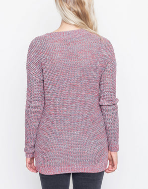 Pulover lung colorat Vans Sedgwick Sweat Frost