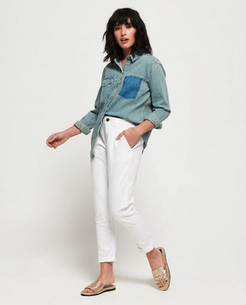 Pantaloni dama City Chino SUPERDRY