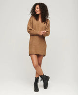 Rochie tricotata Superdry V NECK KNIT JUMPER DRESS