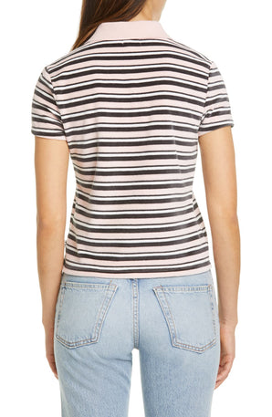 IMBRACAMINTE FEMEI VANS Tricou Polo Lotus - Vans X Sandy Liang Roz - vgeneration.ro