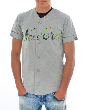 Tricou pentru barbati New Era Jungle Baseball din bumbac