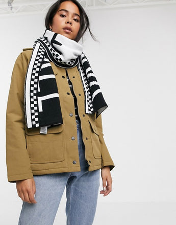 ACCESORII FEMEI VANS Fular Pep Rally Scarf Negru - vgeneration.ro