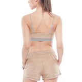 IMBRACAMINTE > TRICOURI FEMEI VANS Top Sport Crossings Bralette Bej - vgeneration.ro