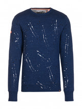  BARBATI SUPERDRY Pulover Painter Crew Sweat Albastru - vgeneration.ro