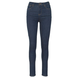 IMBRACAMINTE FEMEI SUPERDRY Pantaloni High Rise Skinny Albastru - vgeneration.ro
