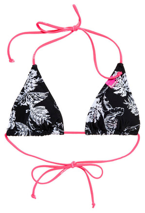 IMBRACAMINTE > LENJERIE INTIMA FEMEI SUPERDRY Articol De Plaja Banana Leaf Tri Bikini Top Negru-Alb - vgeneration.ro