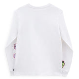 bluza alba Vans cu imprimeu